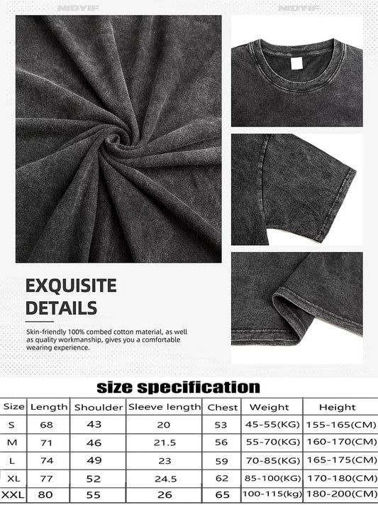 100% Cotton Oversized T Shirt For Men Women HipHop Washed T Shirts cactus jack Short Sleeve Gift Tops look mom i can fly K39