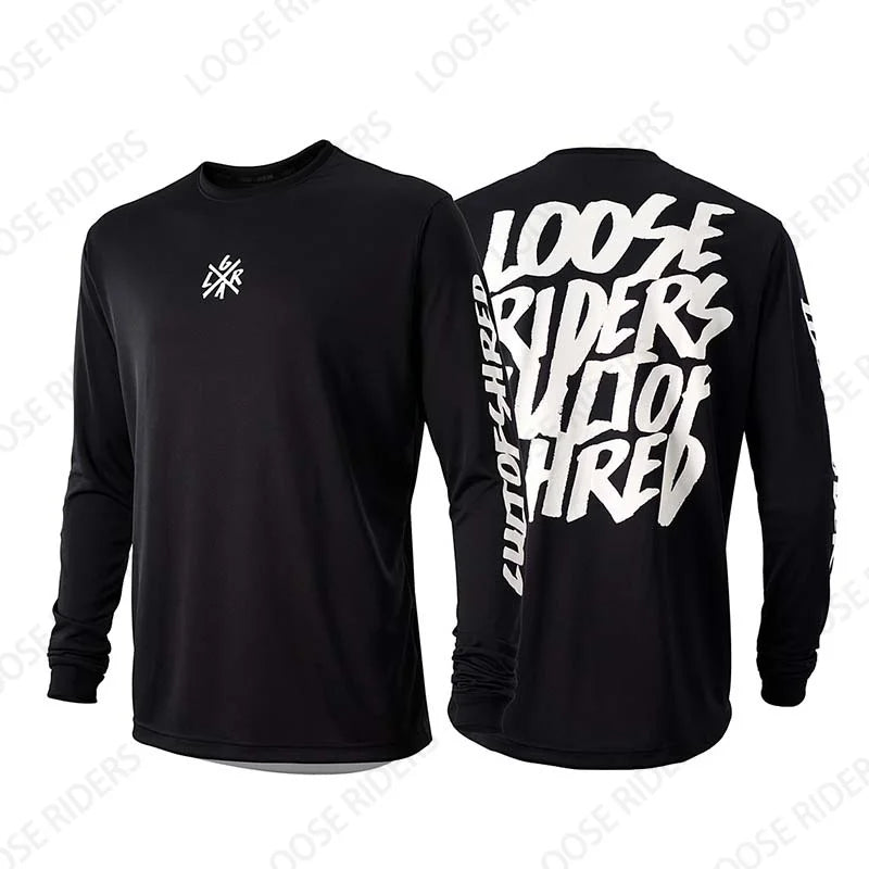 2023 Loose Rider Mens Long Sleeve Jersey BMX Enduro Downhill Jerseys MTB Mountain Bike Shirts Off Road DH Motorcycle Jersey