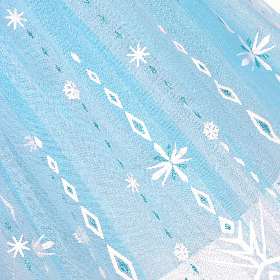 Elsa Kid Princess Halloween Cosplay Dress Fancy Costume Girl Snow Queen Princess Vestidos Party Children Clothes