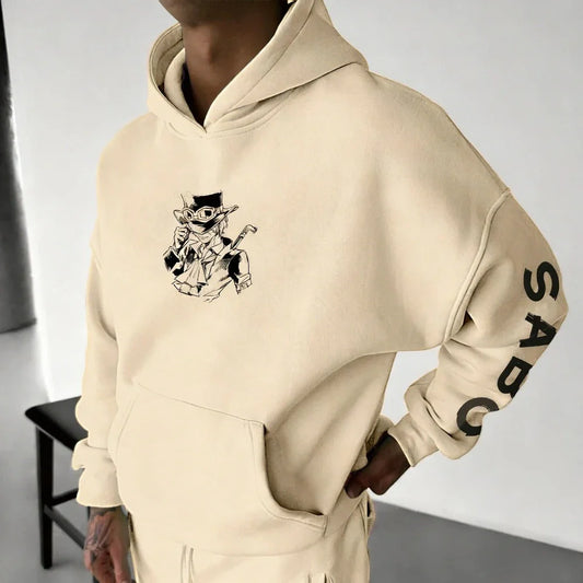 One Piece Men's Hoodie Sweatshirt Sabo Japanese Anime Spring Autumn and Winter Boys Harajuku Long-sleeved Parent-child Outfit