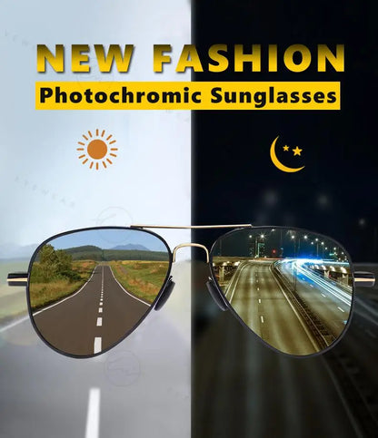 Brand Design Aviation Sunglasses Polarized Man Photochromic UV400 Glasses Woman Anti-glare Driving Goggles zonnebril heren