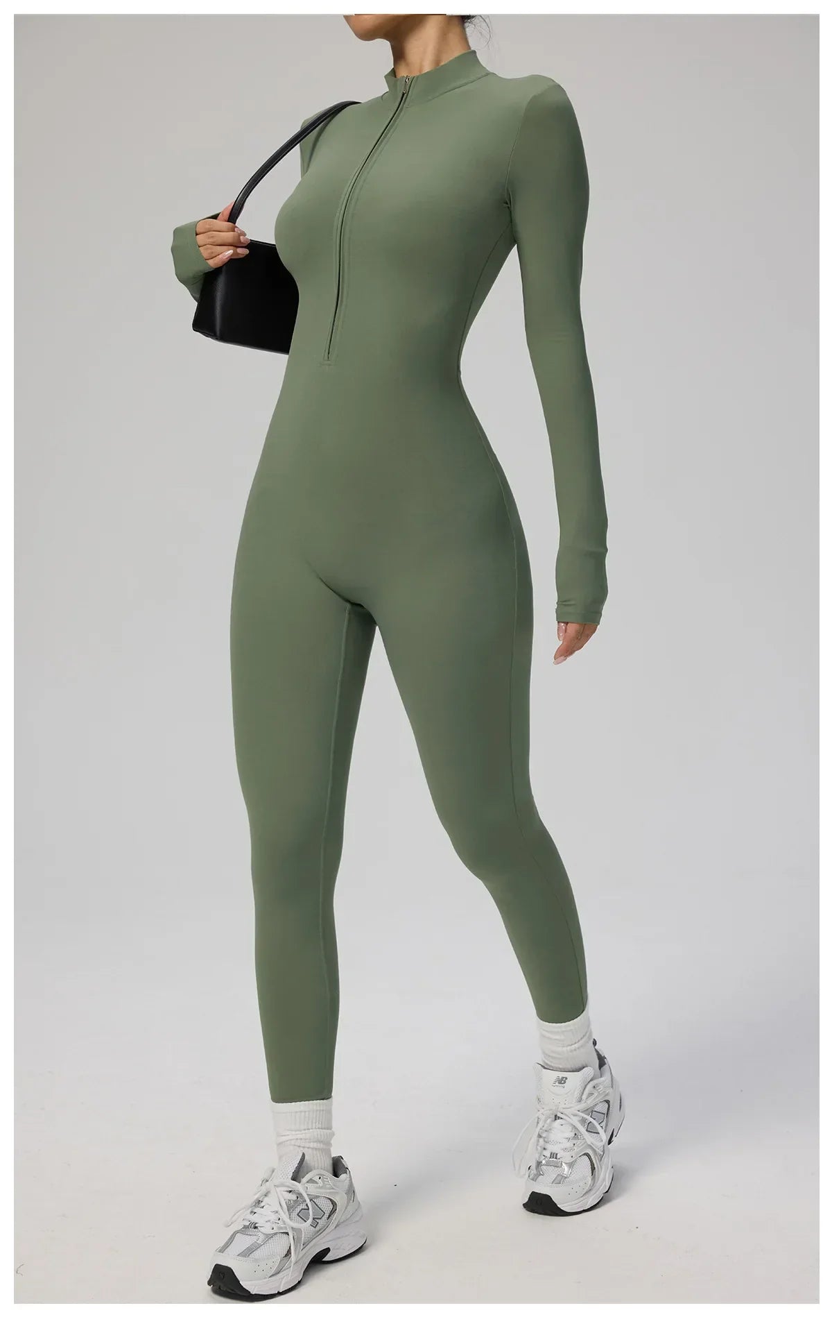 Zipper Jumpsuit Women Quick Dry Clothing Sportswear Woman Gym Yoga Sport Sets Spandex Nylon Workout Sets Women Tracksuit