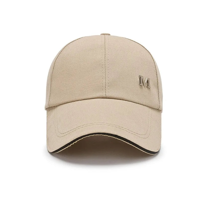 Men Women Baseball Cap Summer Cotton Hat Snapback Hip-Hop Cap Adult Sport Sun Hat Casual Long Brim Sunscreen Golf Cap