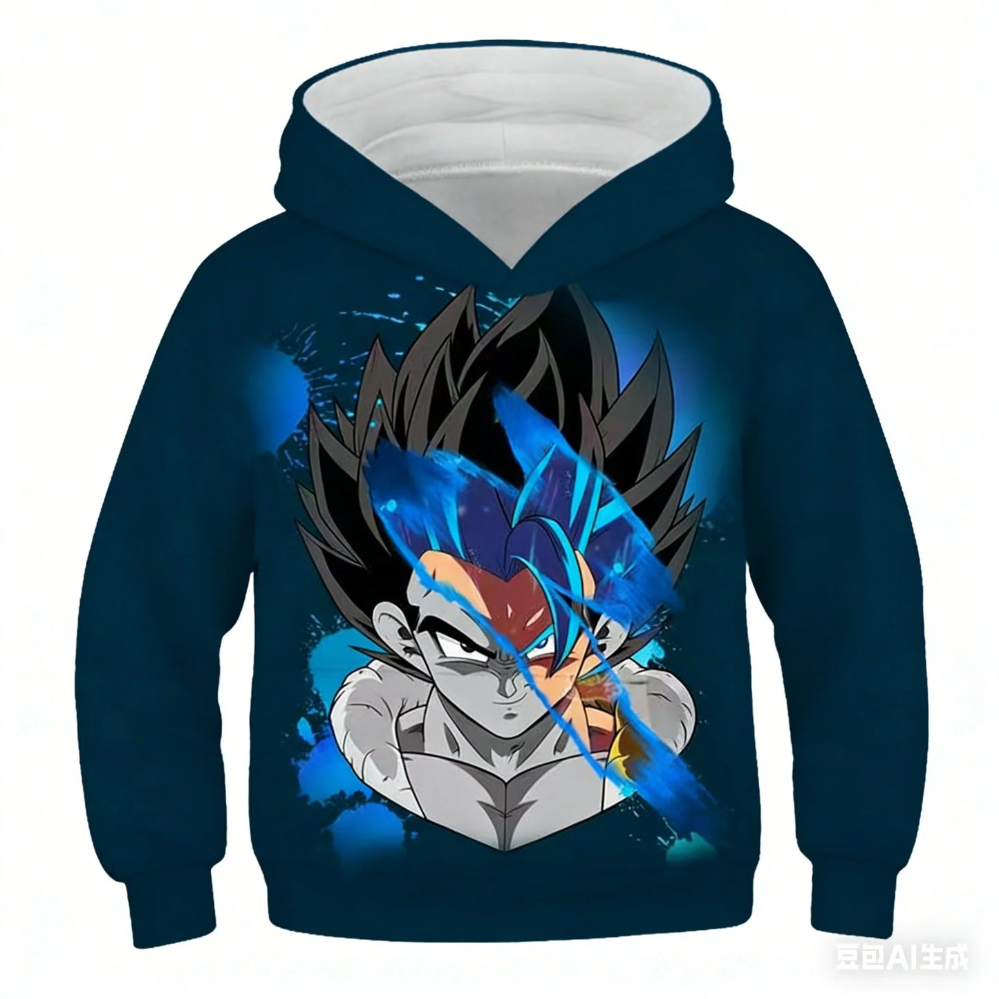 2025 Hot Sale Trend Hip-Hop Hooded Sweatshirt Kids Adults Dragon Ball Battle Suit 3D Print Hoodie Sports Sweatshirt Top Clothing