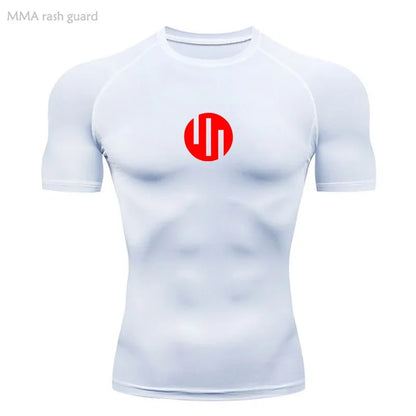 Running Men's Compression Long sleeve T-Shirt Gym Sports underwear Quick-drying Sweat-Wicking Sunscreen Second Skin Workout Men