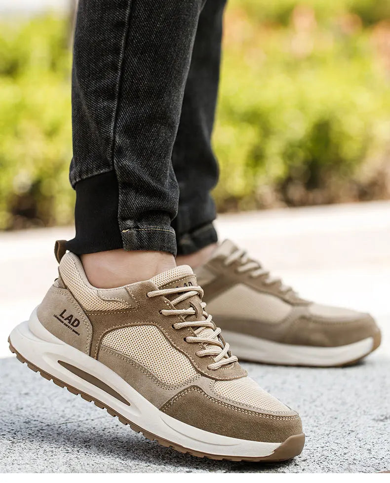 light summer safety shoes for men breathable work shoes odor proof work boots with steel toe cap construction protection shoes