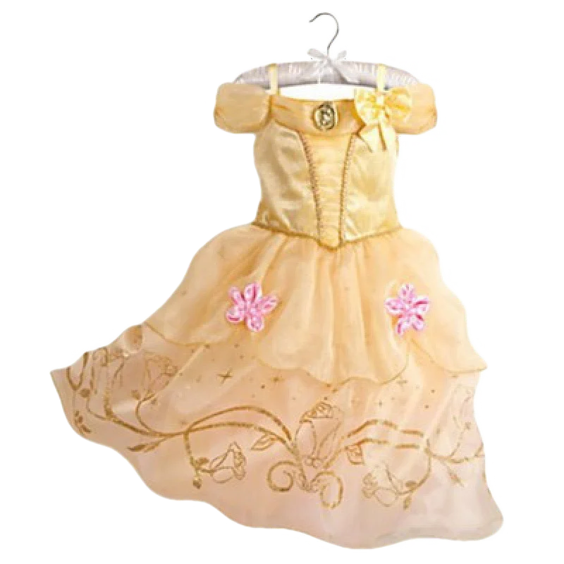 Kids Princess Cosplay Costume Girl Snow Queen Dress Halloween Carnival Clothes Cute Cosplay Evening Party Clothing for 2-10 Year