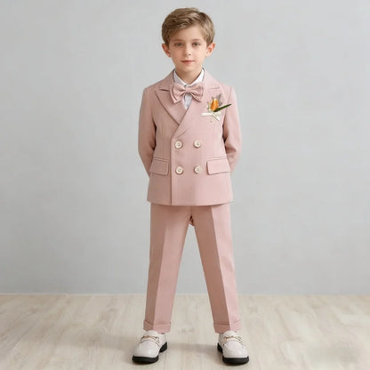 Fast Delivery Kids Stage Performance Blazer Suit, Baby Birthday Formal Ceremony & Little Boys Photography Suit