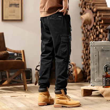 New Men Fashion Military Cargo Army Pants Slim Regualr Straight Fit Cotton Multi Color Camouflage Green Yellow Trousers BL7606