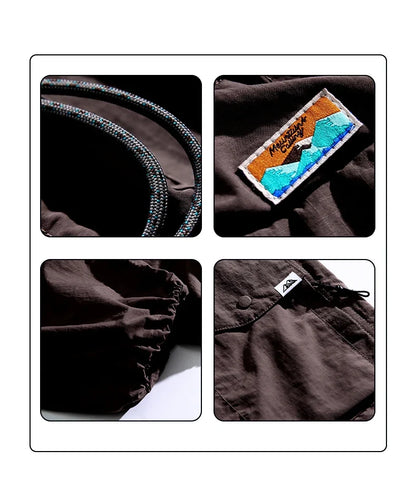 Spring Summer Korean Outdoor Functional Waterproof Cargo Pants For Men Clothing Harajuku Joggers Casual Breathable Pants Male