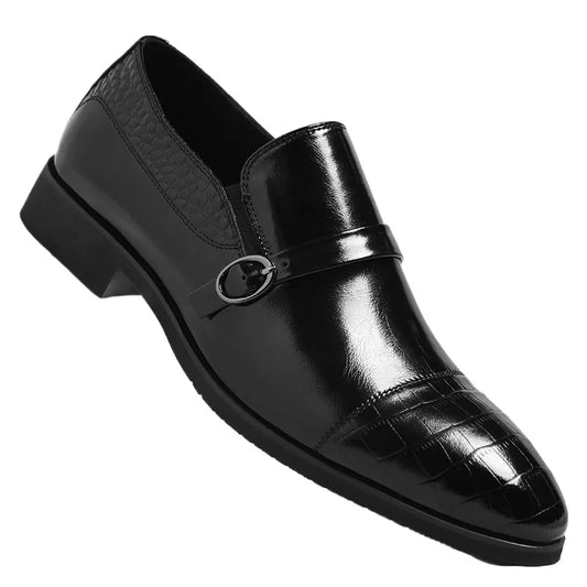 Designer Cow Leather Elegant Shoes Man Summer Autumn Business Casual Wedding Shoes Male British Style Fashion Dress Shoe Man
