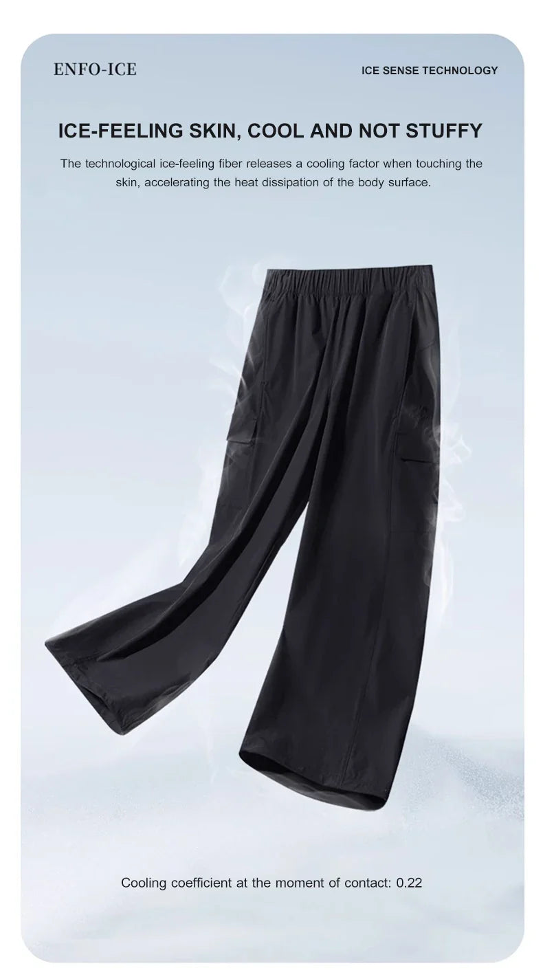 Outdoor Hiking Pants for Women Men's Casual  Trousers 2024 Autumn Sports Pants Loose Functional Overalls  Windproof