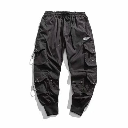 Trendy Streetwear Quick Dry Ice Silk Pants Men Classic Cargo Pants Man Summer Thin New Style Straight Leg Versatile Casual Pants