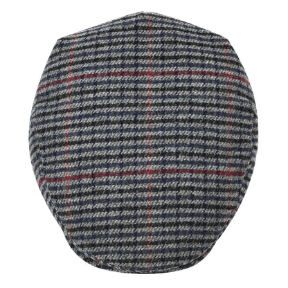 Men's Herringbone Flat Ivy Newsboy Hat Wool Blend Gatsby Cabbie Cap