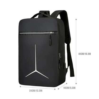 New Anti-theft USB Waterproof Hard Case Travel Smart Laptop Motorcycle Backpack Man EVA Fashion Business Men's Shell Backpack
