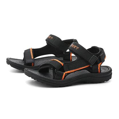 Children Casual Flat Sandals Boys Summer Beach Shoes Breathable Open Toe Non-Slip Kids Walking Footwear