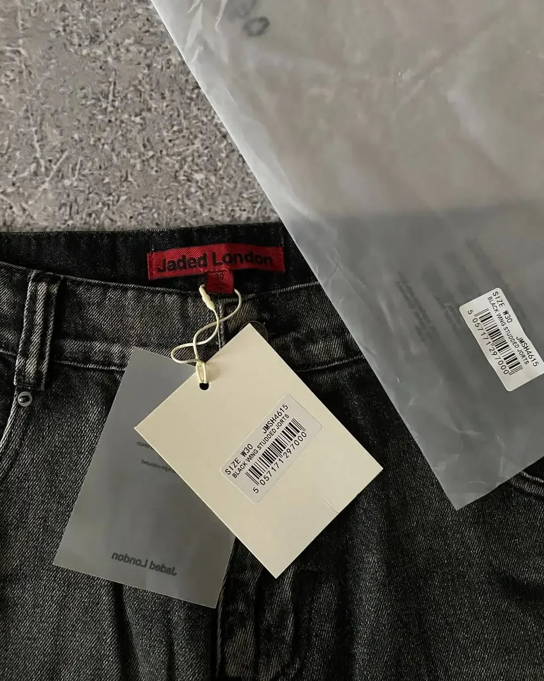 Cowboy shorts with rivet design and street wing pattern fashionable high waisted wide leg pants for Y2K knee length pants