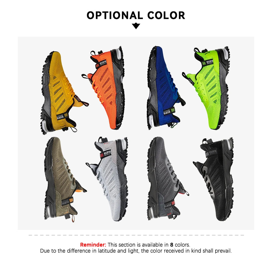 Men Sneakers Outdoor Casual Lightweight Breathable Tennis Shoes Male Fashion Designer Mesh Professional Running Shoes
