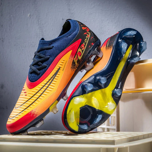 New Men Soccer Shoes Professional Sneakers Match Comfortable Football Boots Non-Slip TF/FG Ankle Boys Sports Shoes Unisex