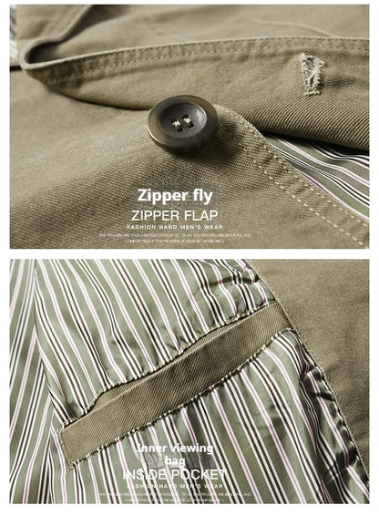 New Cotton Outdoor Comfortable Business Jacket for Men's Spring and Autumn Casual Fashion Suit for Men Blazers Jacket for Man