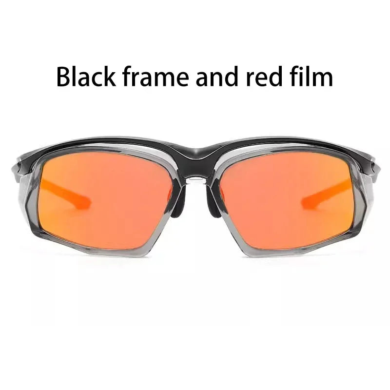 Sports Running Sunglasses Men Mountaineering Wind  Sand TR90 Polarized Sunglasses Safety Eyewear Customizable Prescription