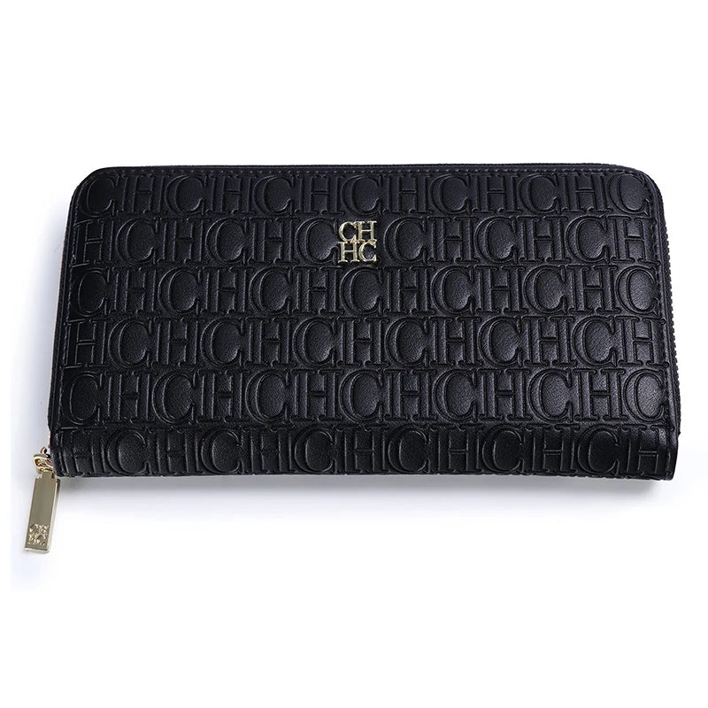 Fashion Classic Women's Portable Wallet Solid Color Design Multi-Letter Embossed Women's Coin Purse Minimalist