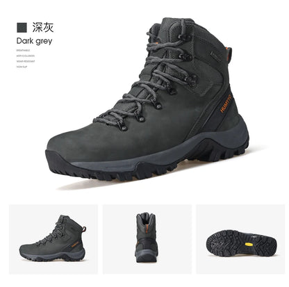 Hiking shoes Men's waterproof hunting Boots Tactical Desert Combat Ankle trekking Boots Male Women warm Leather Sneakers