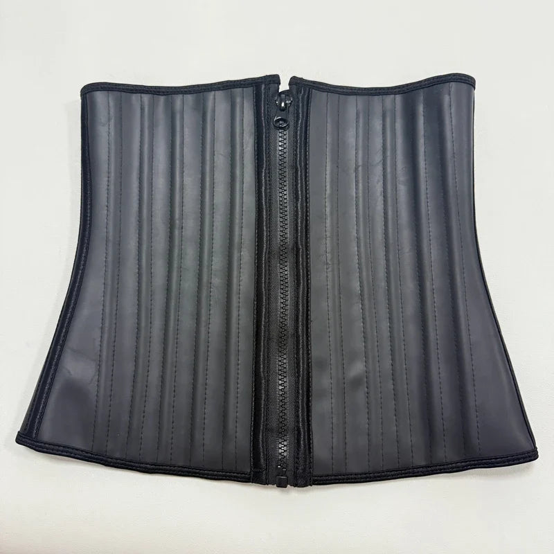 Latex Waist Cincher 25-Steel Boned Body Shaper Women Waist Trainer Tummy Control Belt Shapewear Corset Slim Belly Modeling Strap