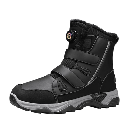Men's Waterproof Snow Boots Midsole Warm Winter Outdoor Shoes With Slip Resistant Abrasion Resistant Outdoor Boots Men