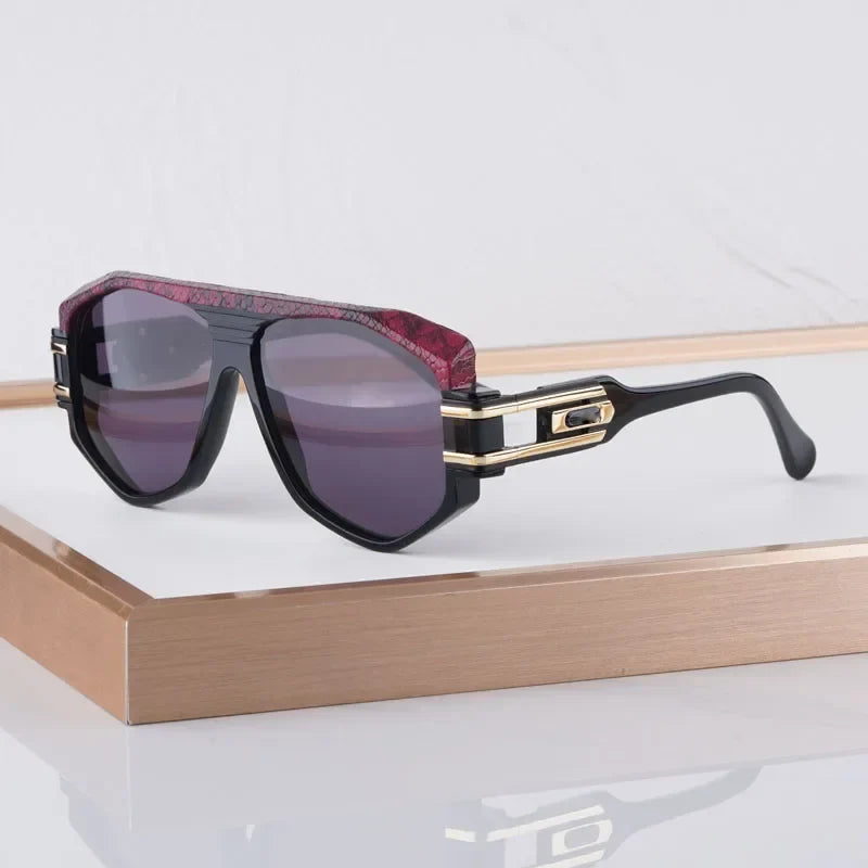 163 luxury designer men's sunglasses  women high quality acetate alloy irregular square frame Prescription eyeglasses fashion