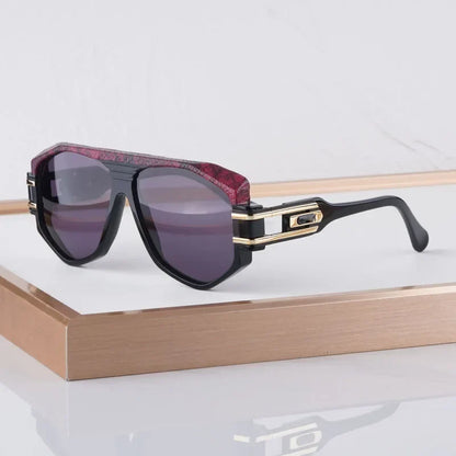 163 luxury designer men's sunglasses  women high quality acetate alloy irregular square frame Prescription eyeglasses fashion