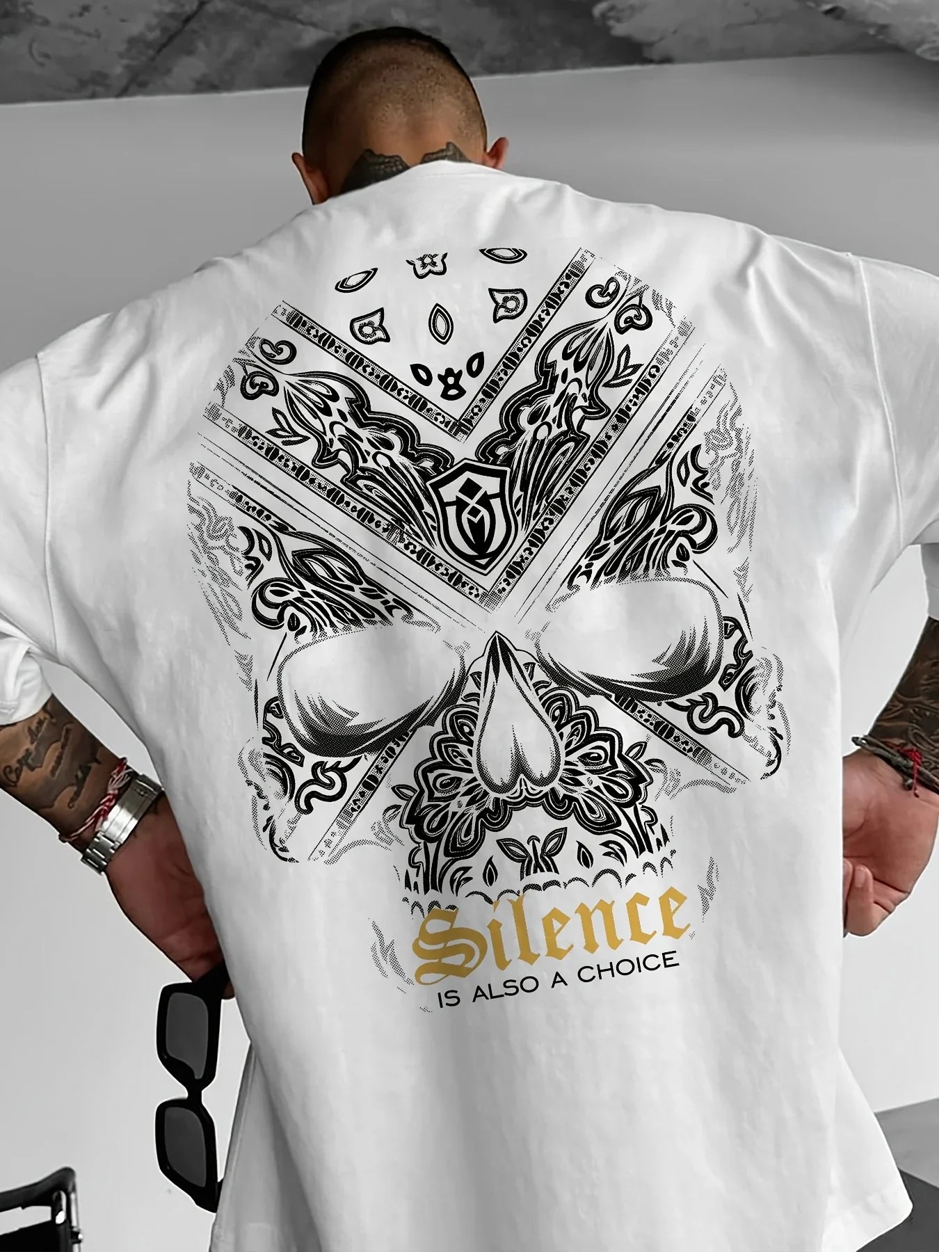 Personalized Dark Letter Print 100% Cotton Men Woment T-shirt Summer Autumn Daily Outdoor Sports Party Casual Loose Short Sleeve