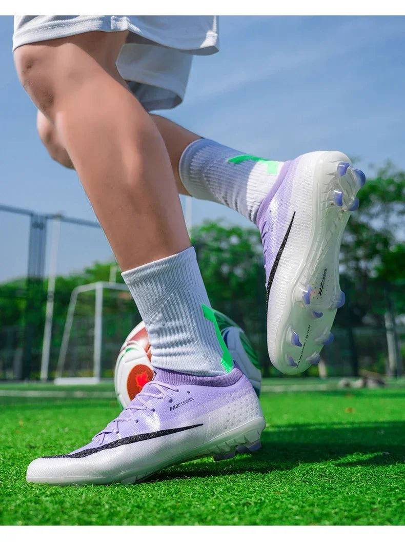New Men Soccer Shoes Hot Sale Women Professional Football Boots Futsal Cleats Ultralight Unisex High-quality TF/FG Sneakers