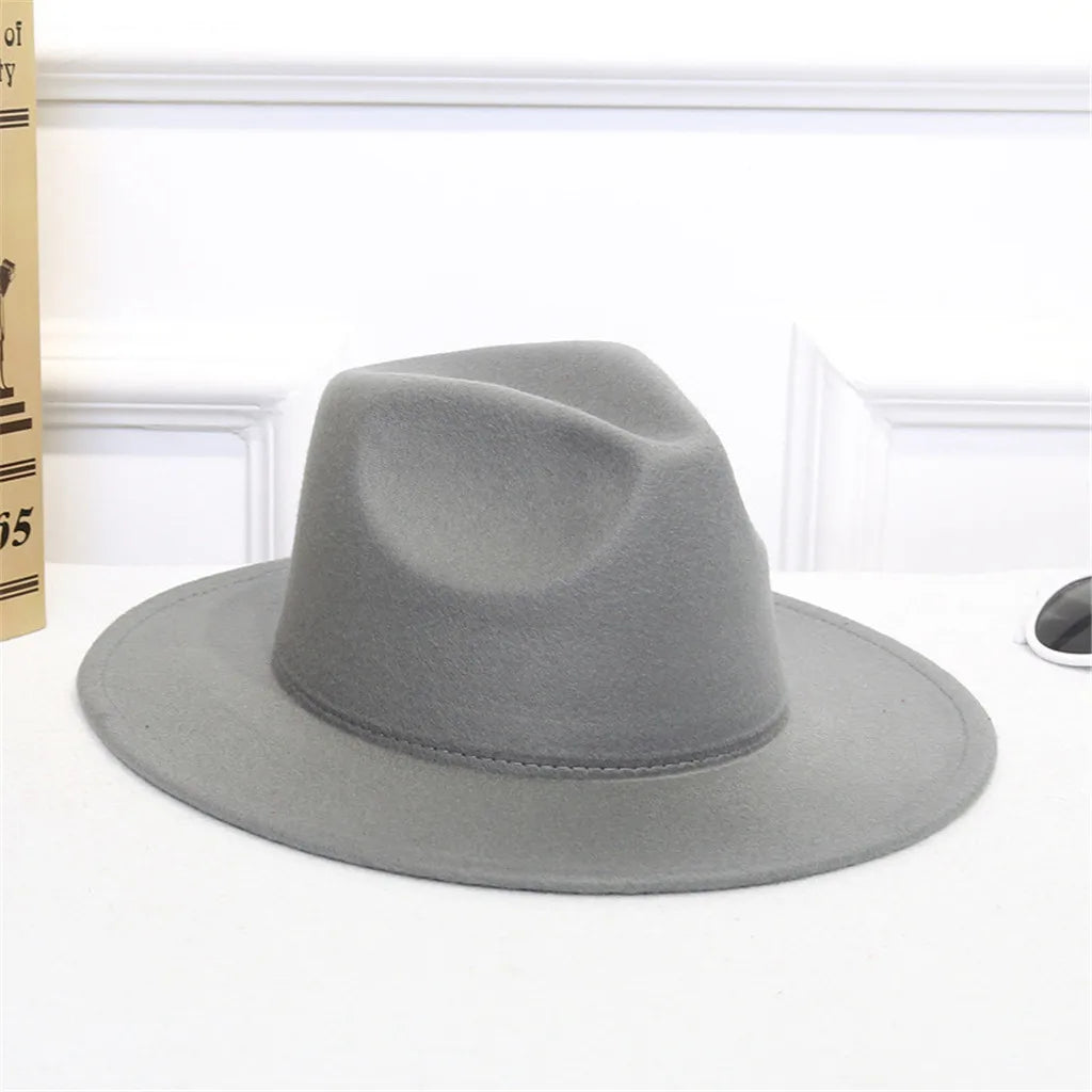 Women Fedora Hat Autumn Winter Luxury Men Top Hats Trendy Formal Wedding Decorate Black Green Panama Cap New Sombreros De Mujer