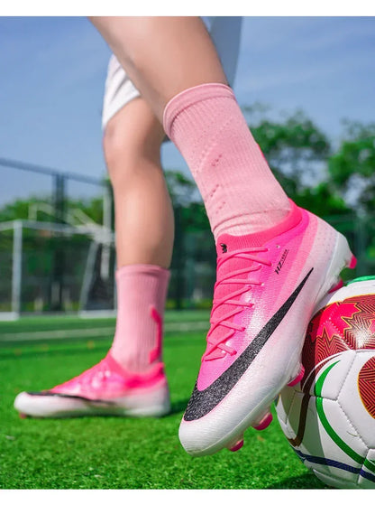 New Men Soccer Shoes Futsal Cleats Ultralight Hot Sale Football Boots Unisex High-quality Women Professional TF/FG Sneakers