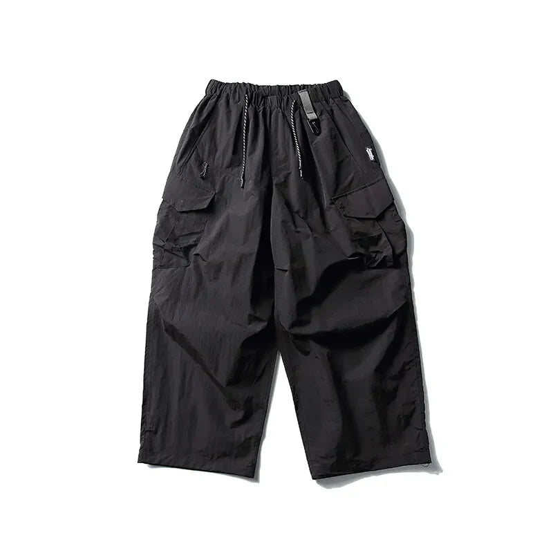 Ultra Loose Lightweight Outdoor Functional Pants Men Women Waterproof Quick Dry Techwear Wide Leg Cargo Pant Track Trouser