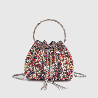 Luxury Women Rhinestone Evening Bag Glitter Diamond Clutch Purse Elegant Handbag for Wedding Party Banquet Prom Formal Occasions