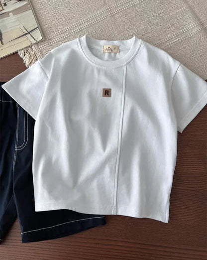 T-shirt and Casual Shorts Set for Children From 3 To 4 Years Old Children's Costume Toddler Boy Clothing Kids Clothes Summer Top