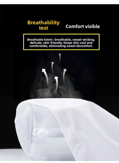 New 2025 Men's Ice Silk Breathable Sun Protection Hollow out Thin Long Sleeve Casual Sports T-Shirt Large Size Loose Fit