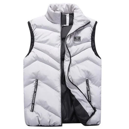 8XL 7XL Plus size vest men Brand Men Jacket Sleeveless Vests Winter Jackets man Casual Coats Men's Vest Cotton Thicken Waistcoat