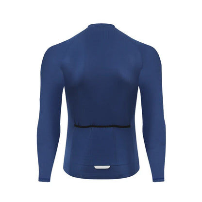 Men Cycling Jersey Long Sleeve Mountain Bike Shirt Three Pocket safty Reflective Cycling Jacket Sportswear Camisetas De Hombre