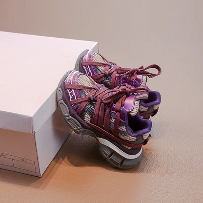 Girl's Sneakers Breathable Versatile Basketball Sneakers for Children Fashion Spring Autumn Kids Causal Boys School Sports Shoes