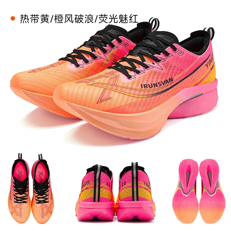 Shadow Wing 2.0 Carbon Plate Professional Marathon Running Shoes Men Lightweight Cushioning Training Outdoor Sneakers
