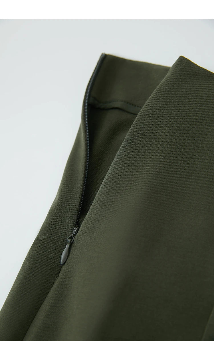 Minimalist Autumn Skirts For Women 2025 Fashion Large Round Knitted Cotton Skirts Commuting Vacation Loose Skirts 12523150