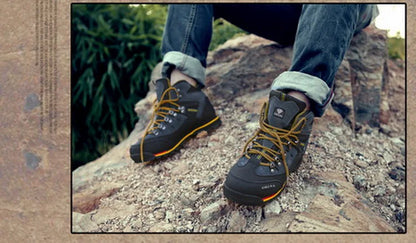 2026 Men Outdoor Ankle Boots Waterproof Sports Shoes Mountain Climbing Classic Footwear Leather Sneakers Hiking Boots Fashion