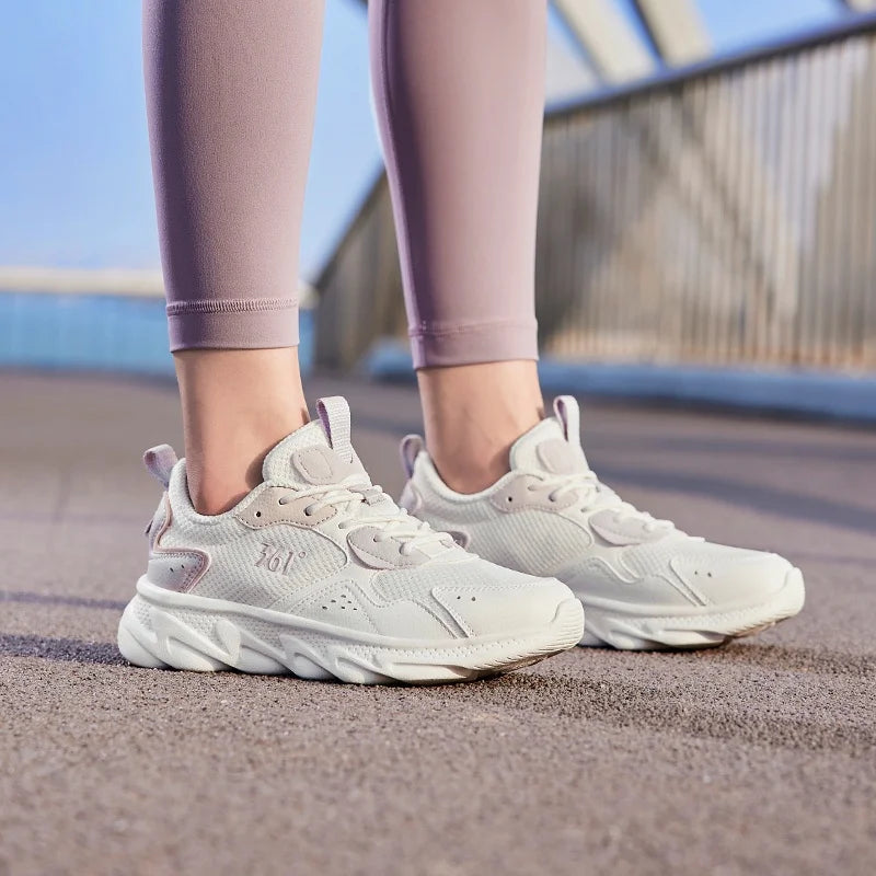 Women Running Sport Shoes Lightweight Non-Slip Shock-absorption Breathable Mesh Girl Sneaker Female 682232212