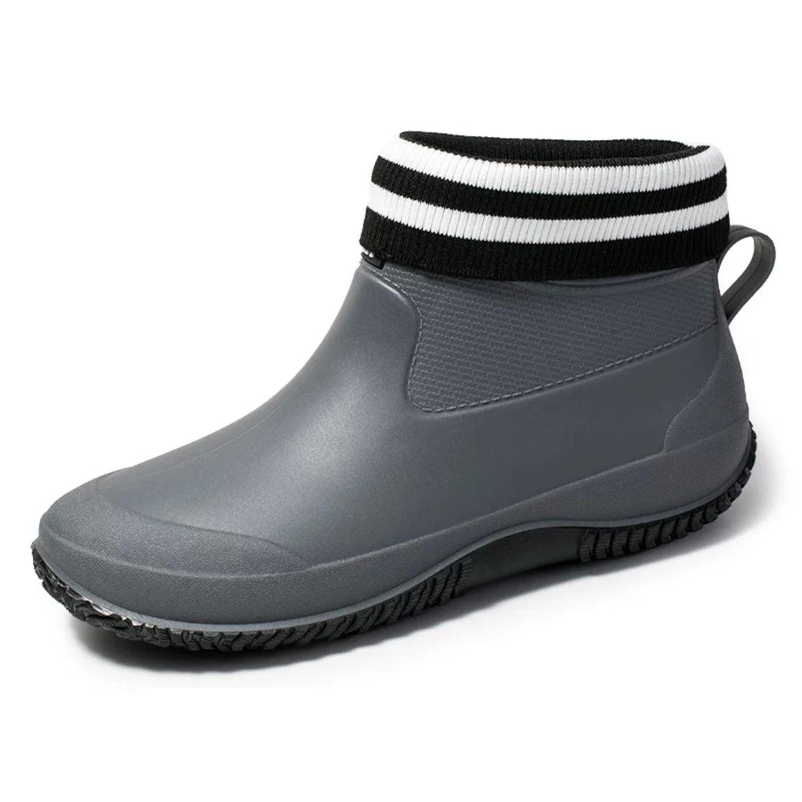 Men's Rain Boots Women's Ankle Water Shoes Non-slip Waterproof Safety Work Shoes Warm Cotton Platform outer wear Couple Lovers