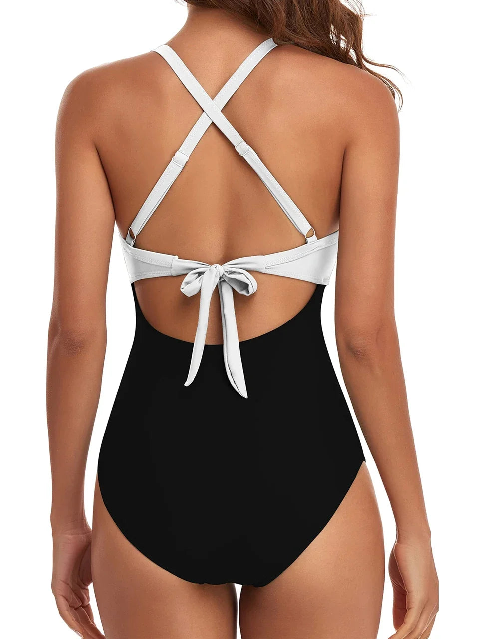 2026 Plain Ruched Swimsuit Women One Piece Solid Swimwear Female Beachwear Bathers Bathing Swimming Swim Bodysuit Summer