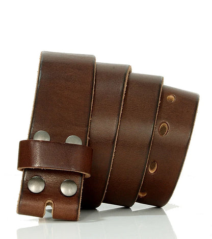3.8cm width Designers Luxury Brand Belts for Mens High Quality Pin Buckle Male Strap Genuine Leather Waistband,No Buckle