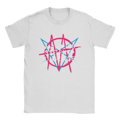2025 Vintage Mindless Self Indulgence Idol T-Shirt Men Crewneck Cotton T Shirt Punk Band Music Short Sleeve Tee Summer Tops